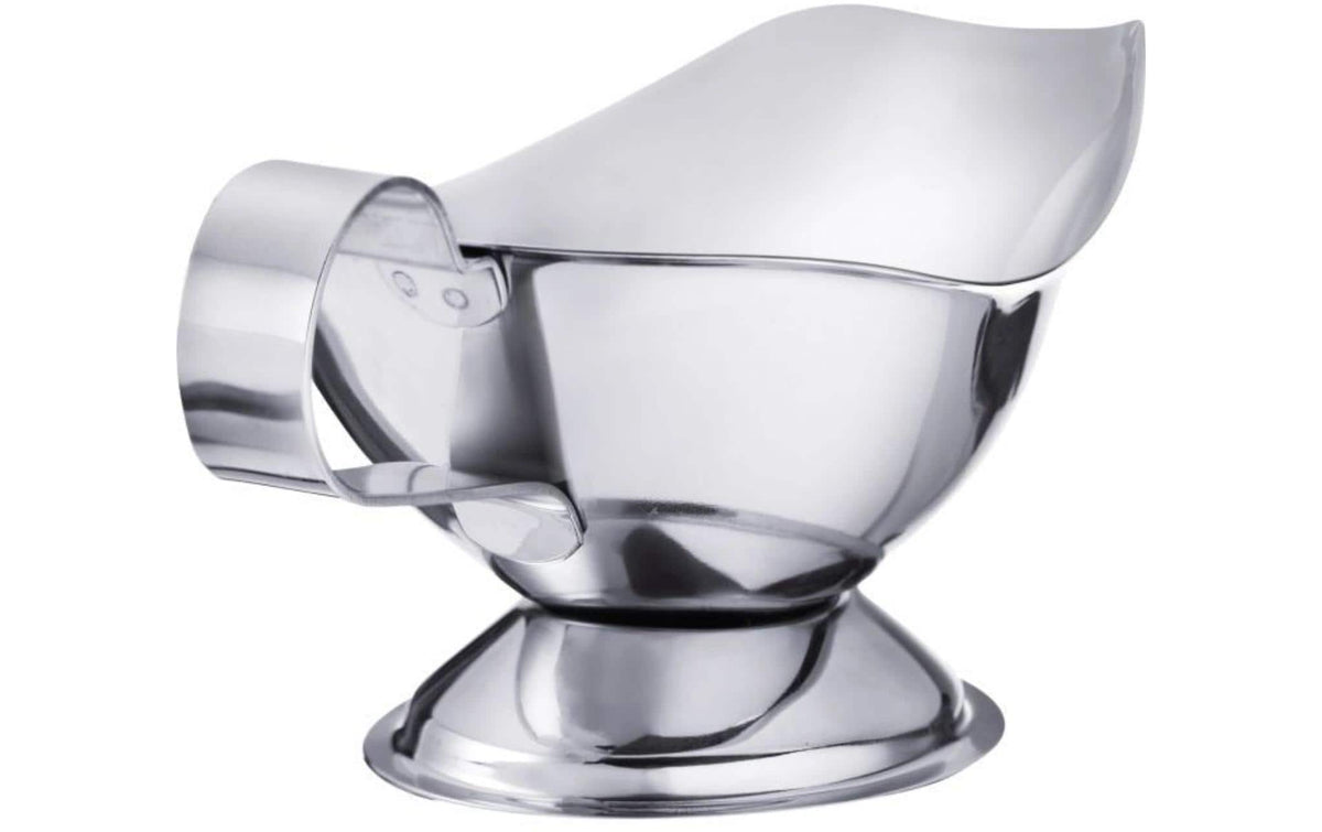 Westmark Sauciere – 250 ml, 9,8 × 23,0 × 9,5 cm, Edelstahl, Silber, spülmaschinenfest