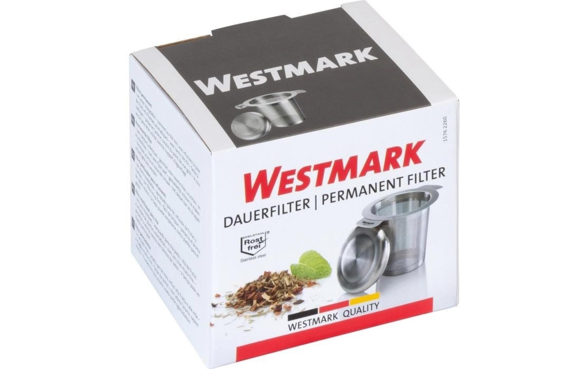 Westmark Teesieb Ø 10 × 7,5 cm, Edelstahl, Silber