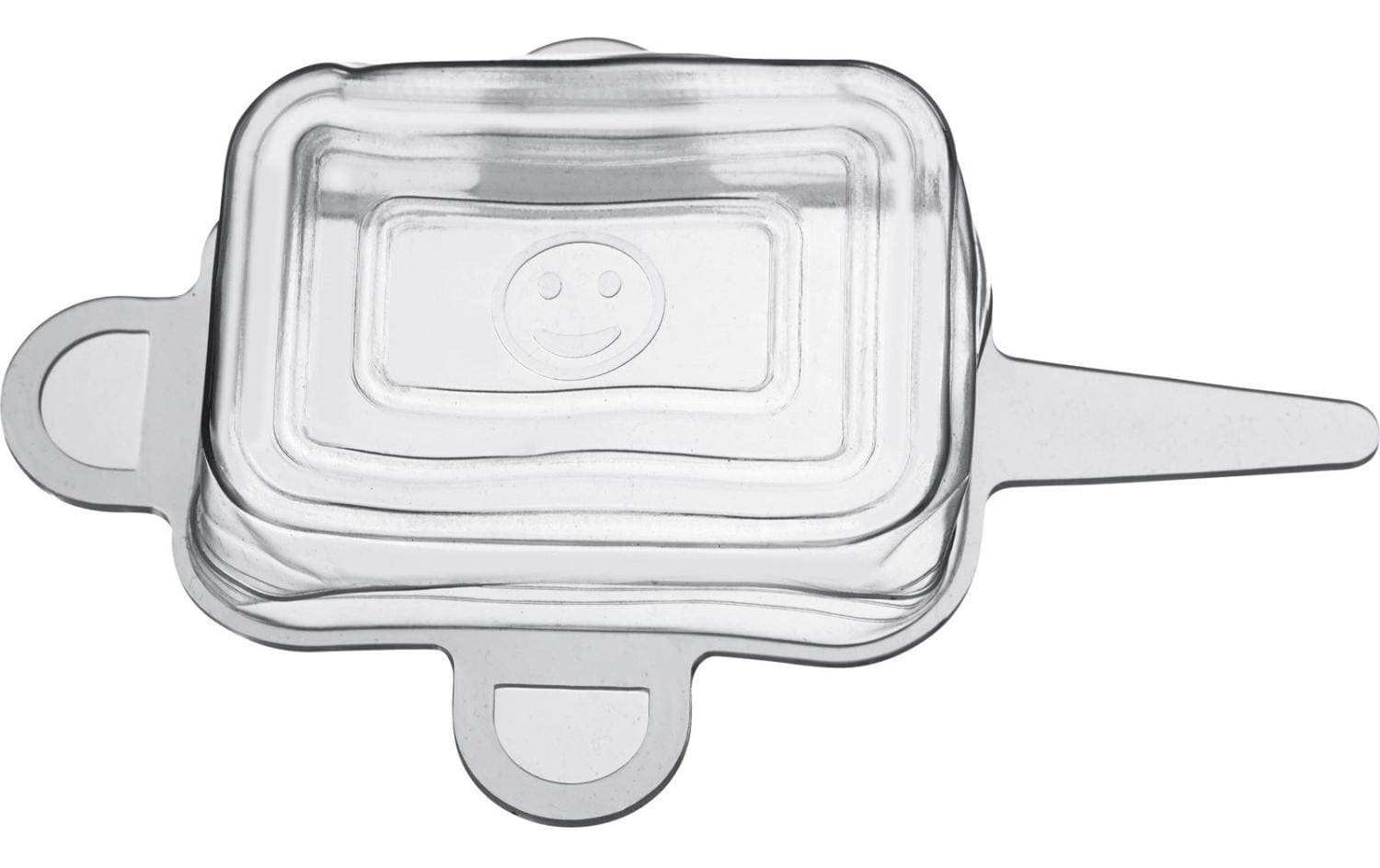 Westmark Frischhaltedeckel 6er-Set, 18 × 21,5 × 0,8 cm, Silikon, Transparent