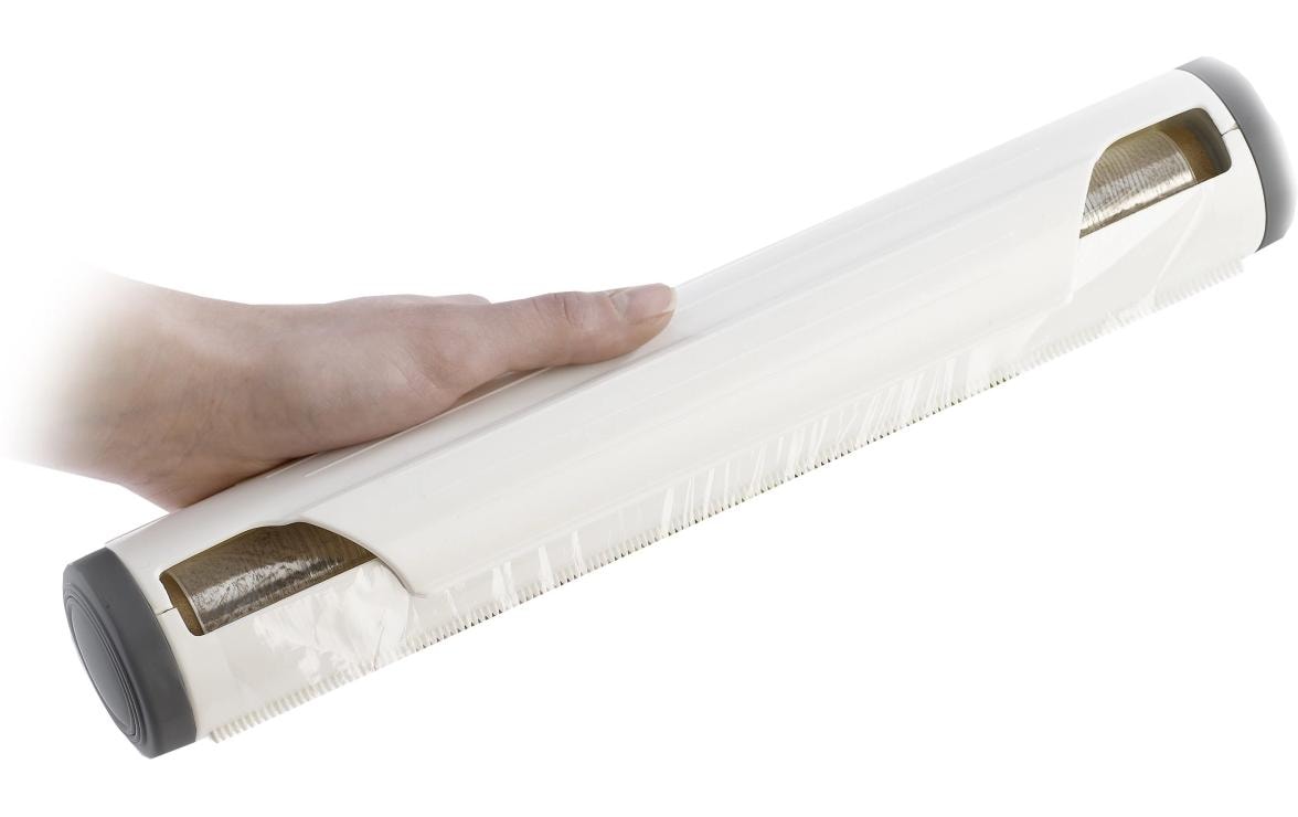 Westmark Folienspender, 6,3 × 35 × 6,3 cm, Kunststoff, Weiss