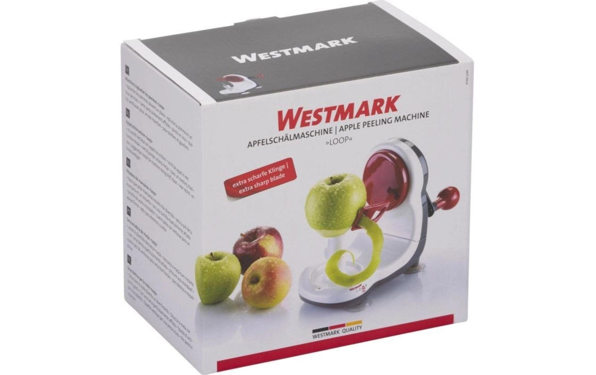 Westmark Apfelschälmaschine 11 × 11 × 17,5 cm, Kunststoff/Edelstahl, mehrfarbig