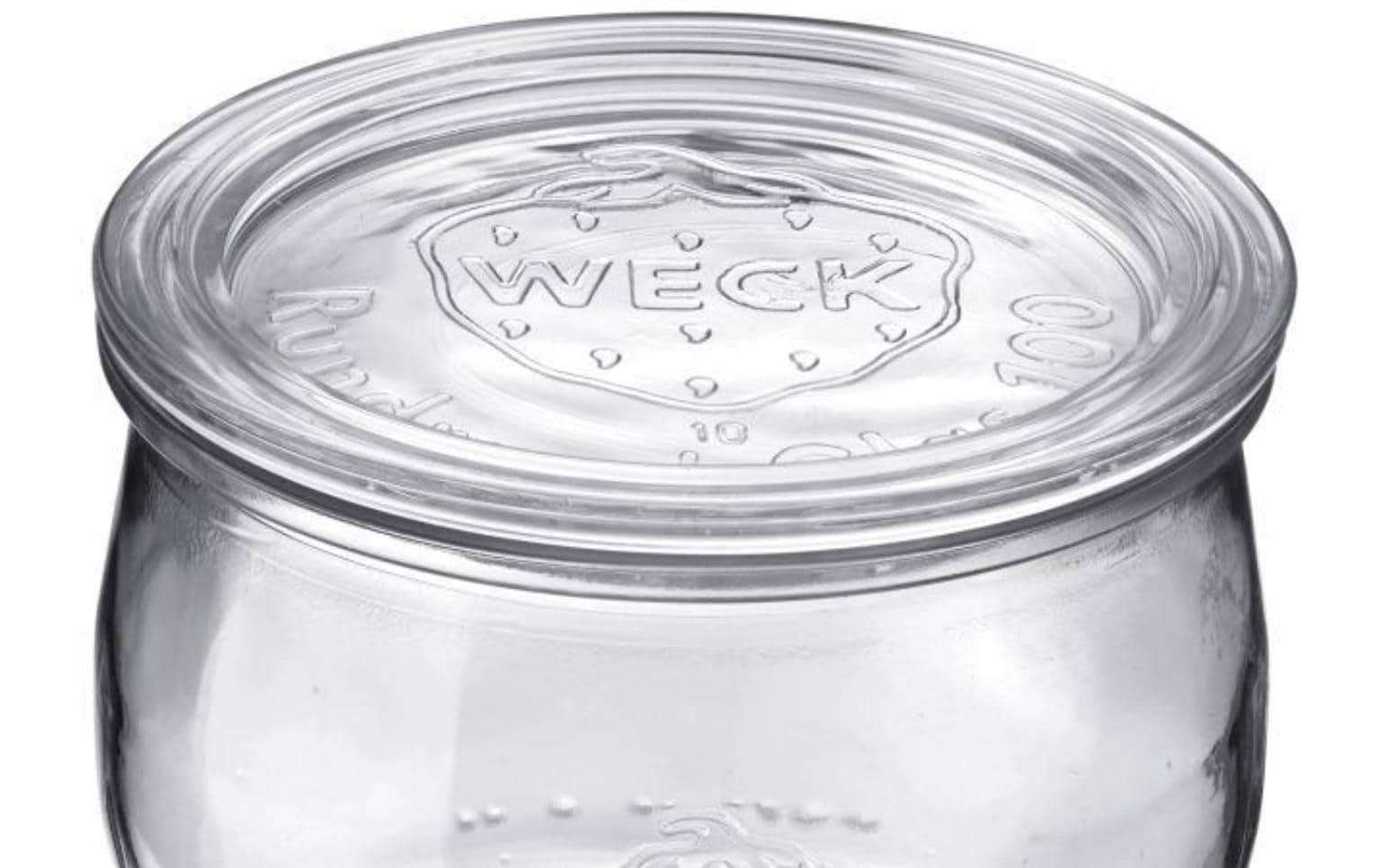 Westmark Einmachglas – 500 ml, Ø 10,0 cm, H 8,8 cm, Glas, Transparent, mit Deckel, spülmaschinenfest