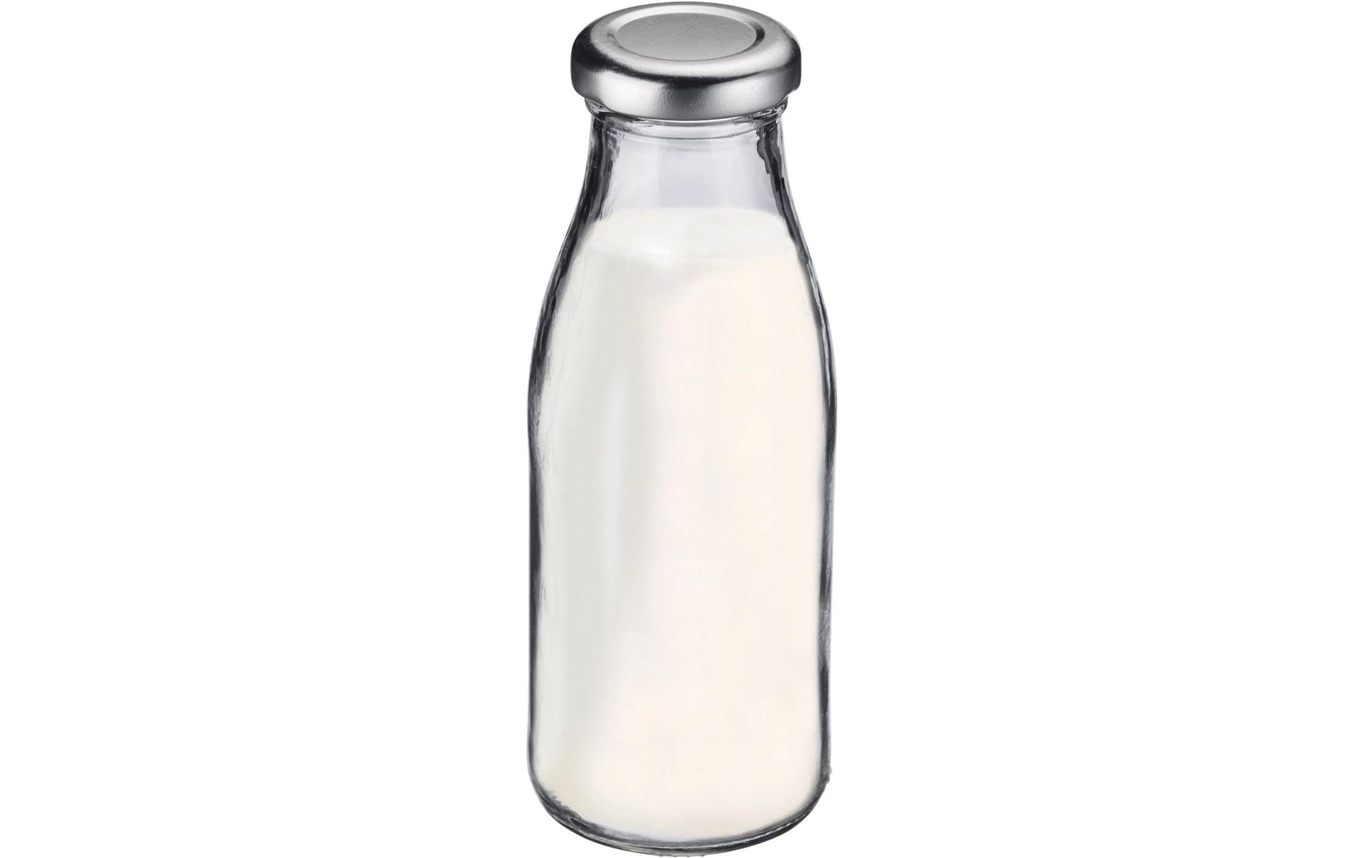 Westmark Einmachflasche – 250 ml, Ø 6 cm, H 16 cm, Glas/Edelstahl, Schraubverschluss, spülmaschinenfest