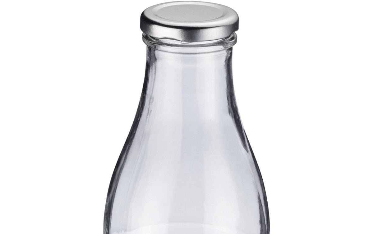 Westmark Einmachflasche – 1,0 l, Ø 8,5 cm, H 26,0 cm, Glas, Transparent, mit Deckel, spülmaschinenfest