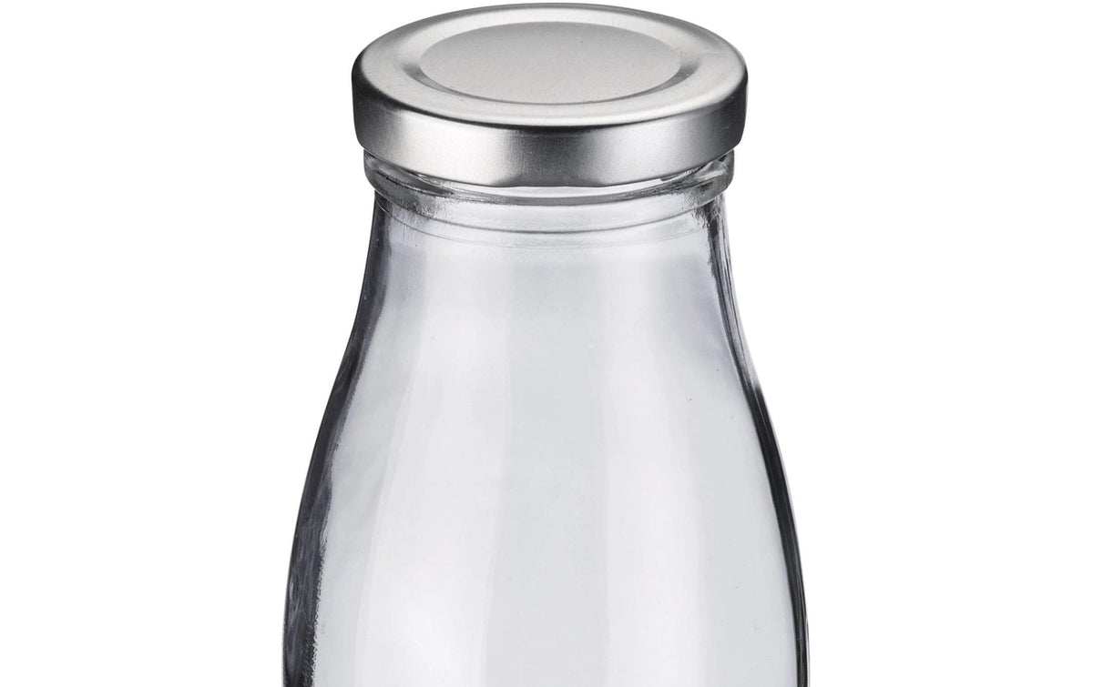 Westmark Einmachflasche – 500 ml, Ø 6,7 cm, H 20,5 cm, Glas/Edelstahl, mit Deckel, spülmaschinenfest