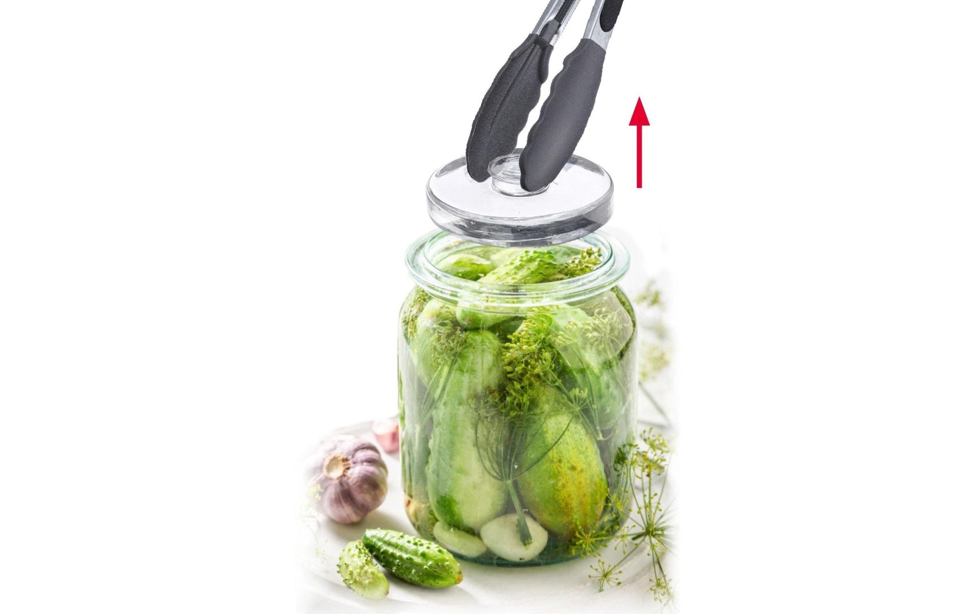Westmark Fermentiergewichte Ø 8 × 3,6 cm, Glas (Kalk-Natron), transparent