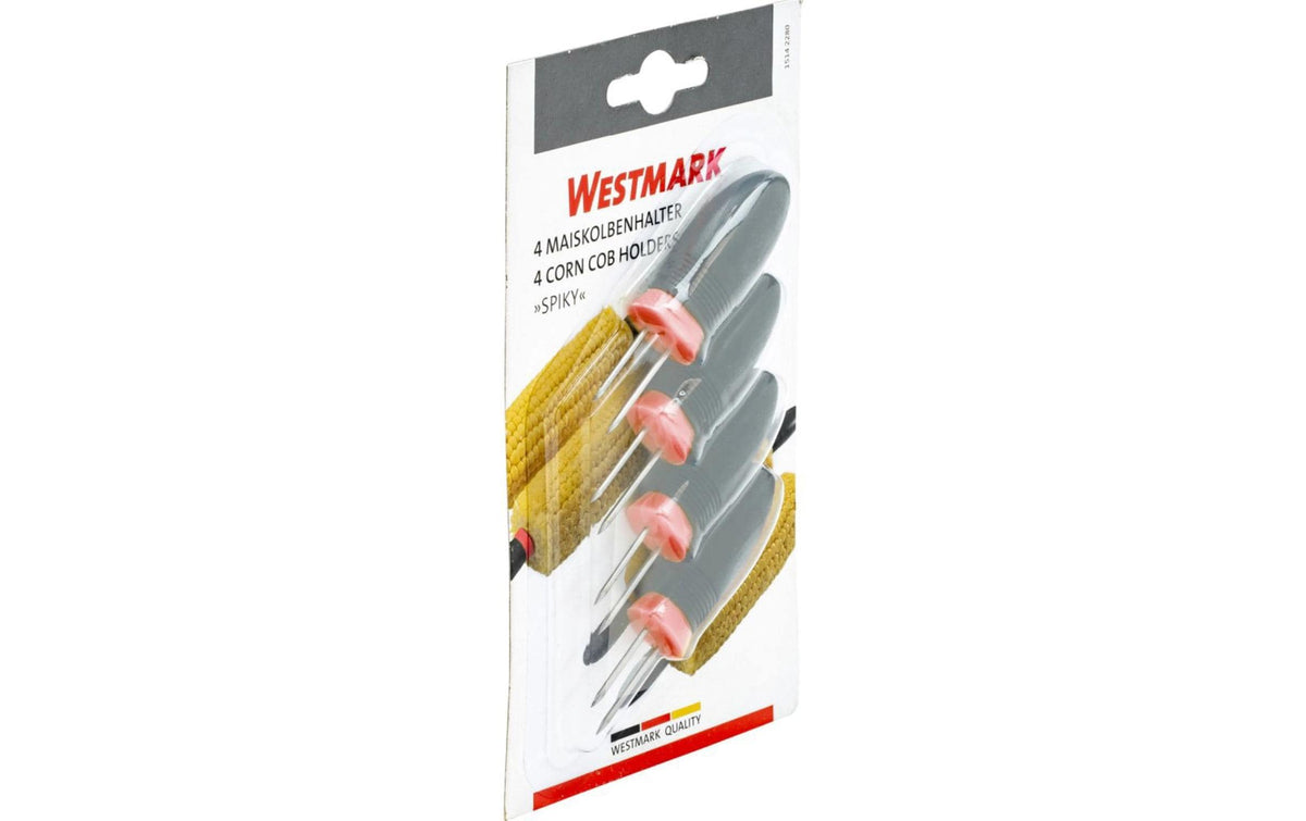 Westmark Kuchengabeln 4 Stk., 7,5 cm, Edelstahl/Kunststoff, Schwarz