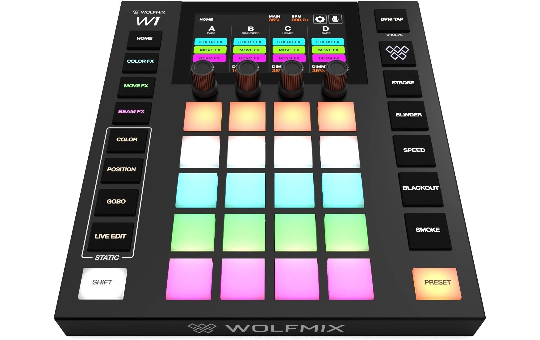 Wolfmix W1 MK2 – USB-Mischpult (2048 Kanäle)