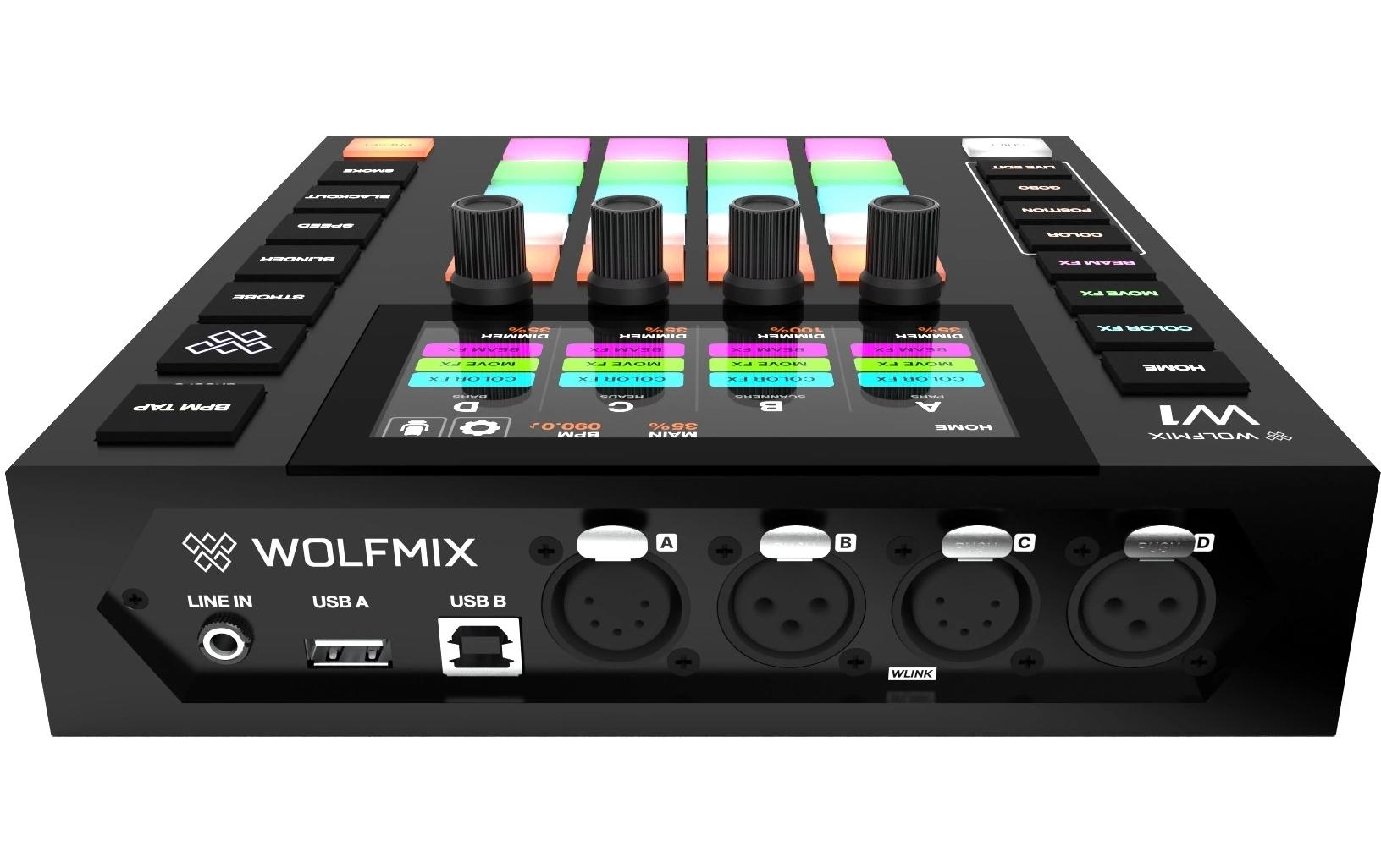 Wolfmix W1 MK2 – USB-Mischpult (2048 Kanäle)