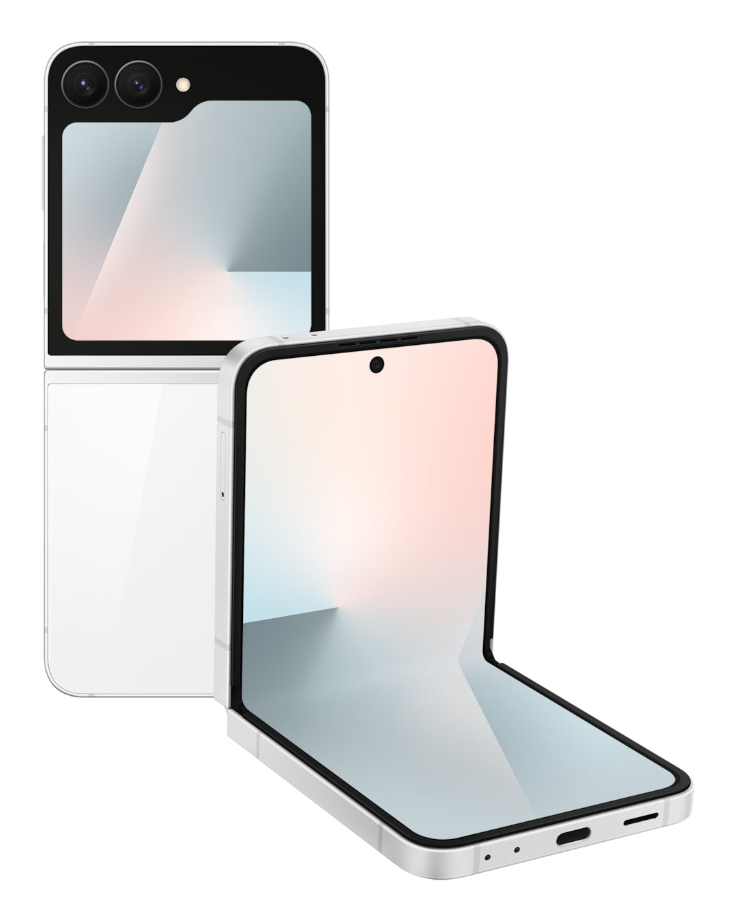Samsung Galaxy Z Flip7 FE – weiss, 6,7", 2640 × 1080, Android, 128 GB, 8 GB, eSIM, 5G, NFC