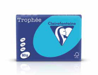 Clairefontaine Kopierpapier – A4, 80 g/m², chamois – für Inkjet/Laser/Kopierer – FSC, EU Ecolabel – 500 Blatt
