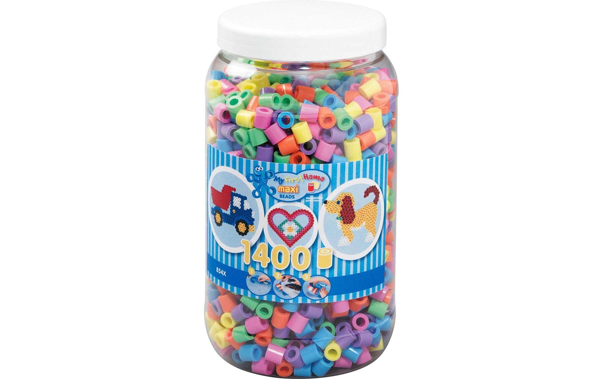 Hama Bügelperlen Jumbo, Kunststoff (PVC), Mehrfarbig, 1 Stk.