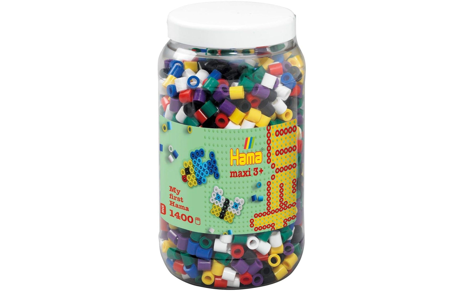 Hama Bügelperlen Jumbo, Kunststoff (PVC), Mehrfarbig, 1'400 Stk.