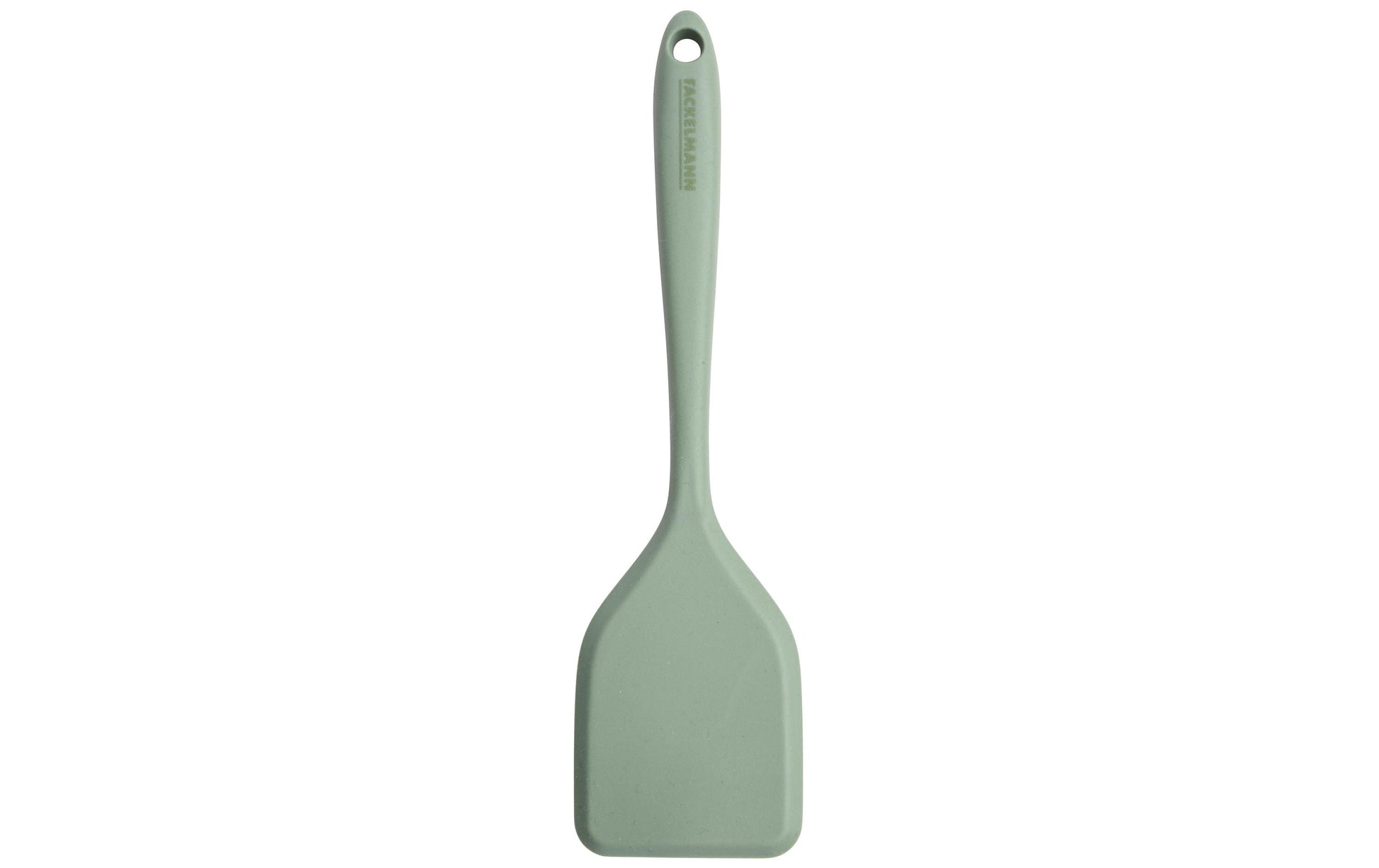 Fackelmann Pfannenwender 21 cm, Silikon, graugrün