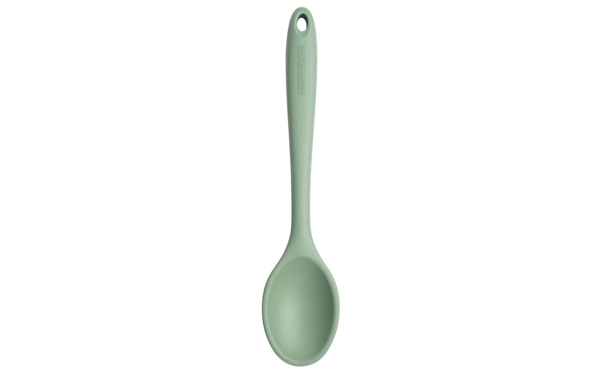 Fackelmann Kochlöffel 20,5 cm, Silikon, Graugrün