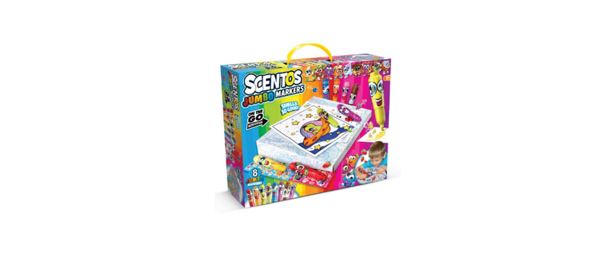 Sombo SCENTOS Filzstifte, Jumbo Reise-Set, Gemischte Farben