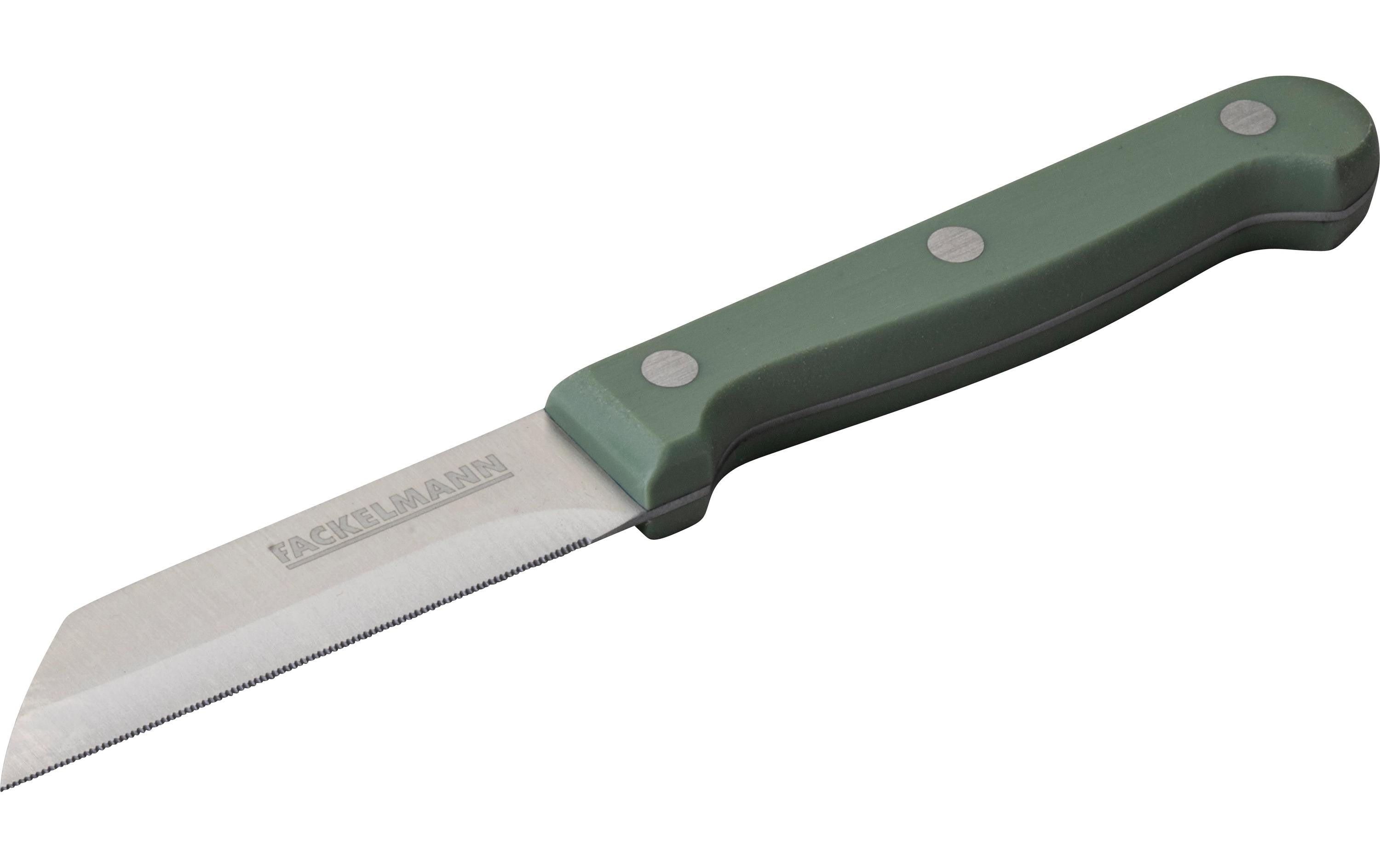 Fackelmann Gemüsemesser 18 cm, Kunststoffgriff, grün
