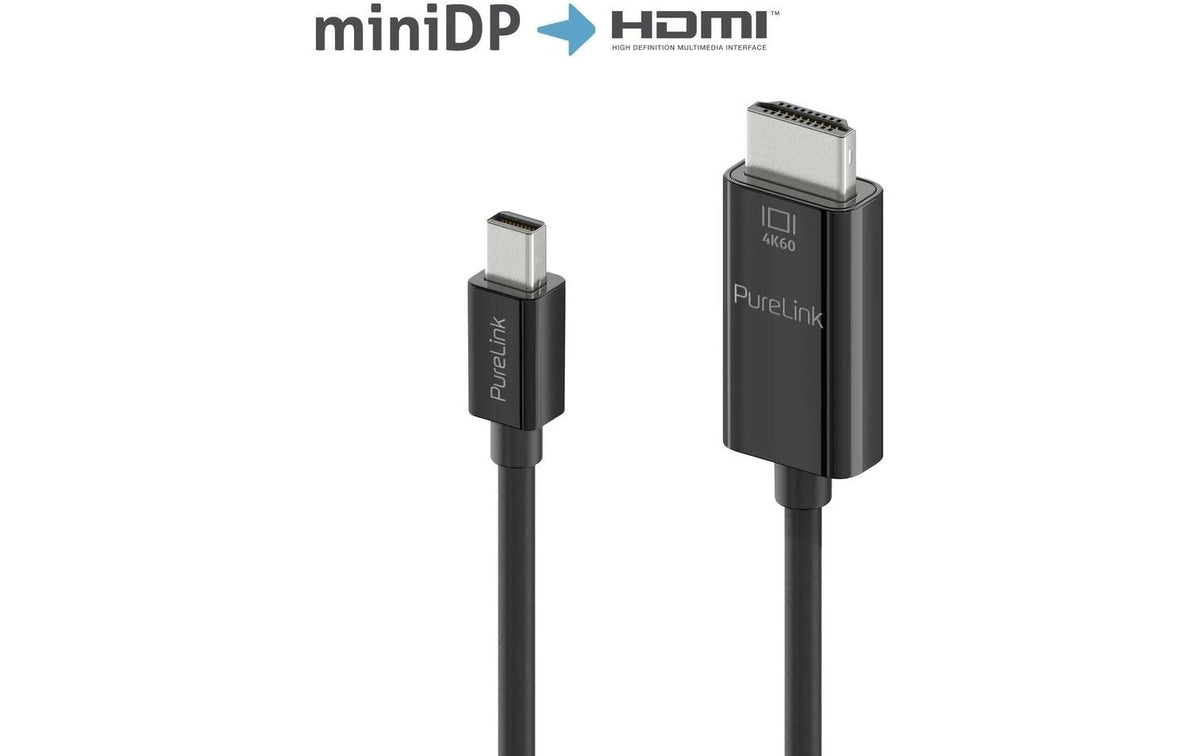 PureLink Mini-DisplayPort auf HDMI Kabel DP 1.2 4K 60 Hz – 1,5 m