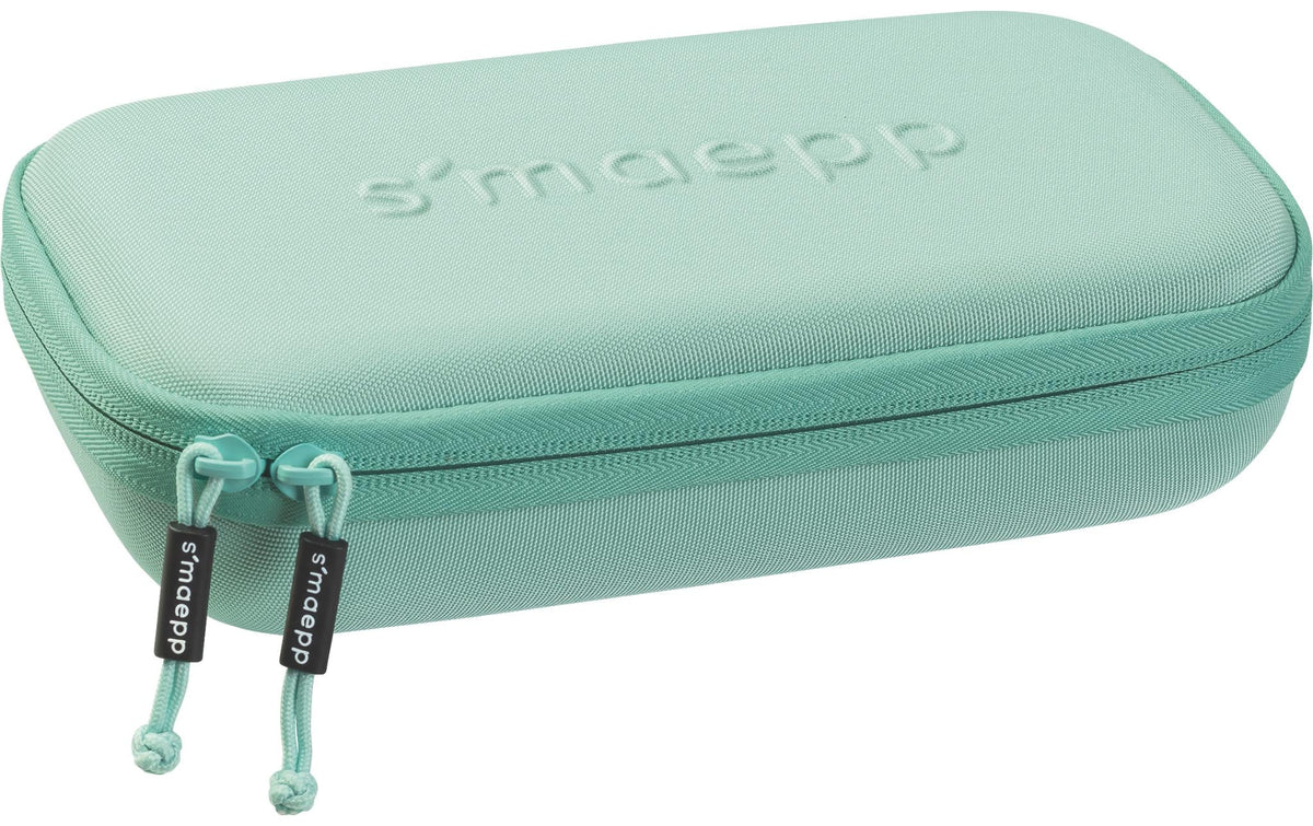 Brunnen Schlamperetui, leer, mint, Nylon, 25,6 × 7,8 × 12,5 cm