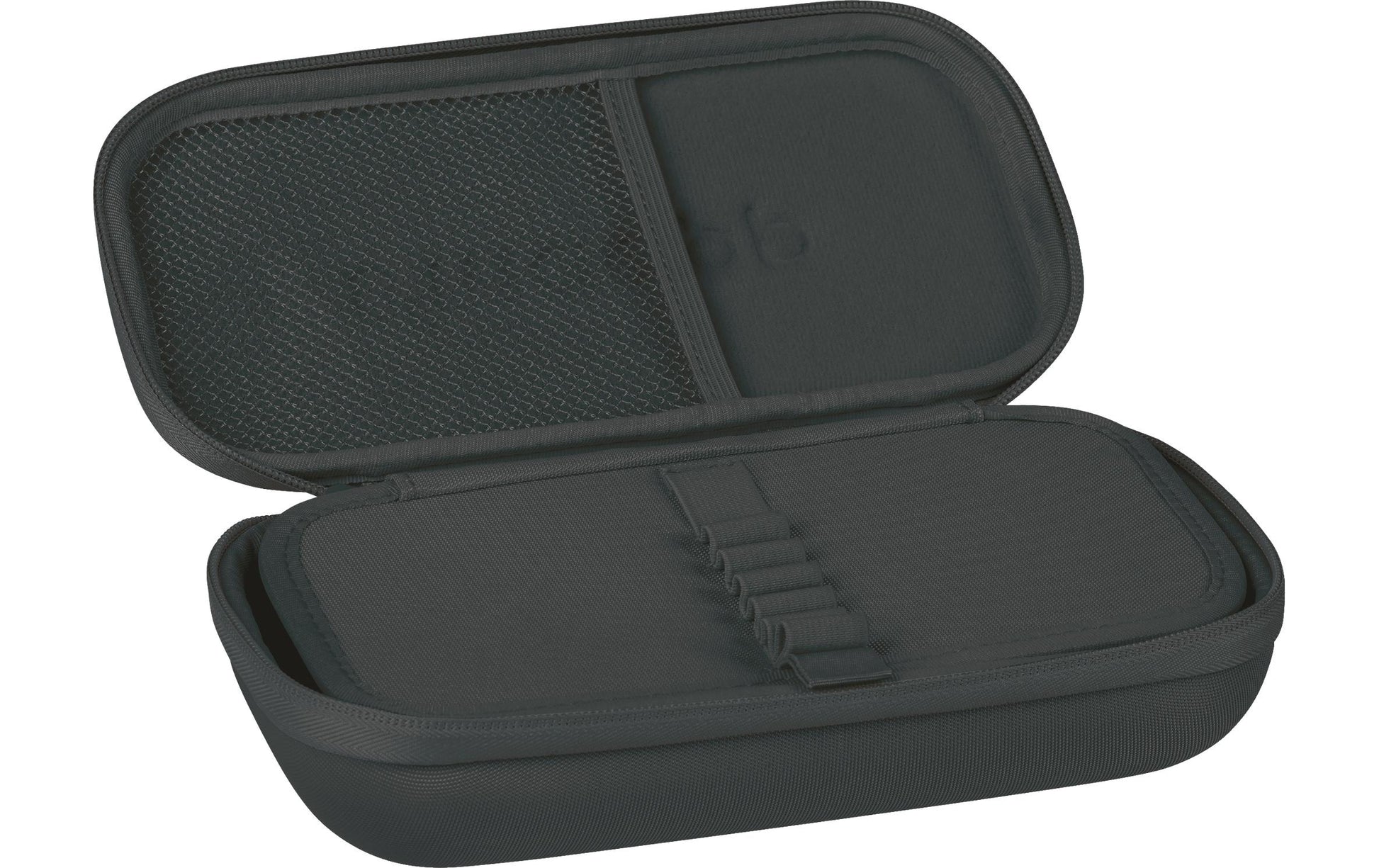 Brunnen Schlamperetui, schwarz, Nylon, 12,9 × 7,8 × 25,8 cm