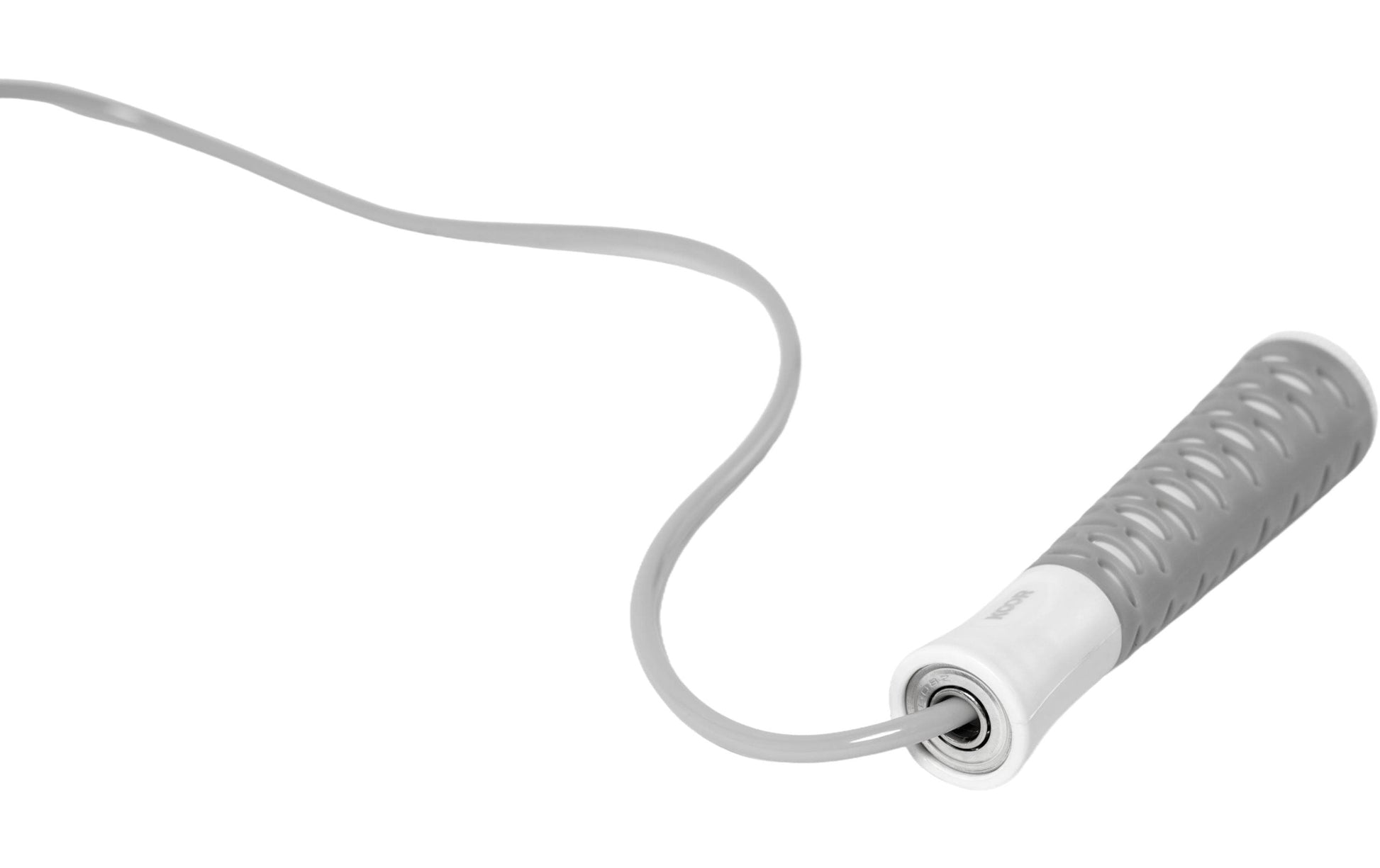 Koor Basic Springseil – für Fitness – Bandlänge 2,75 m – Grau/Weiss