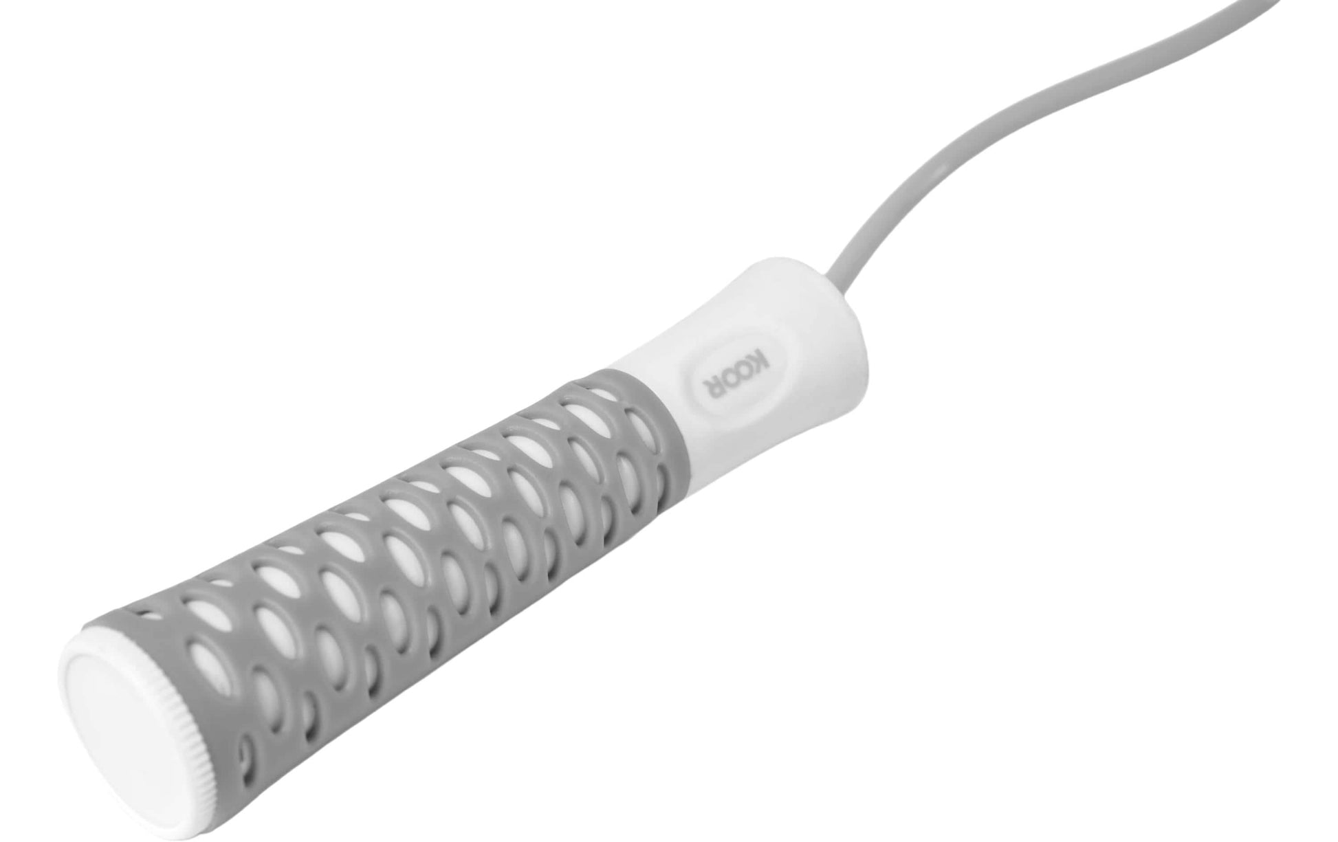 Koor Basic Springseil – für Fitness – Bandlänge 2,75 m – Grau/Weiss