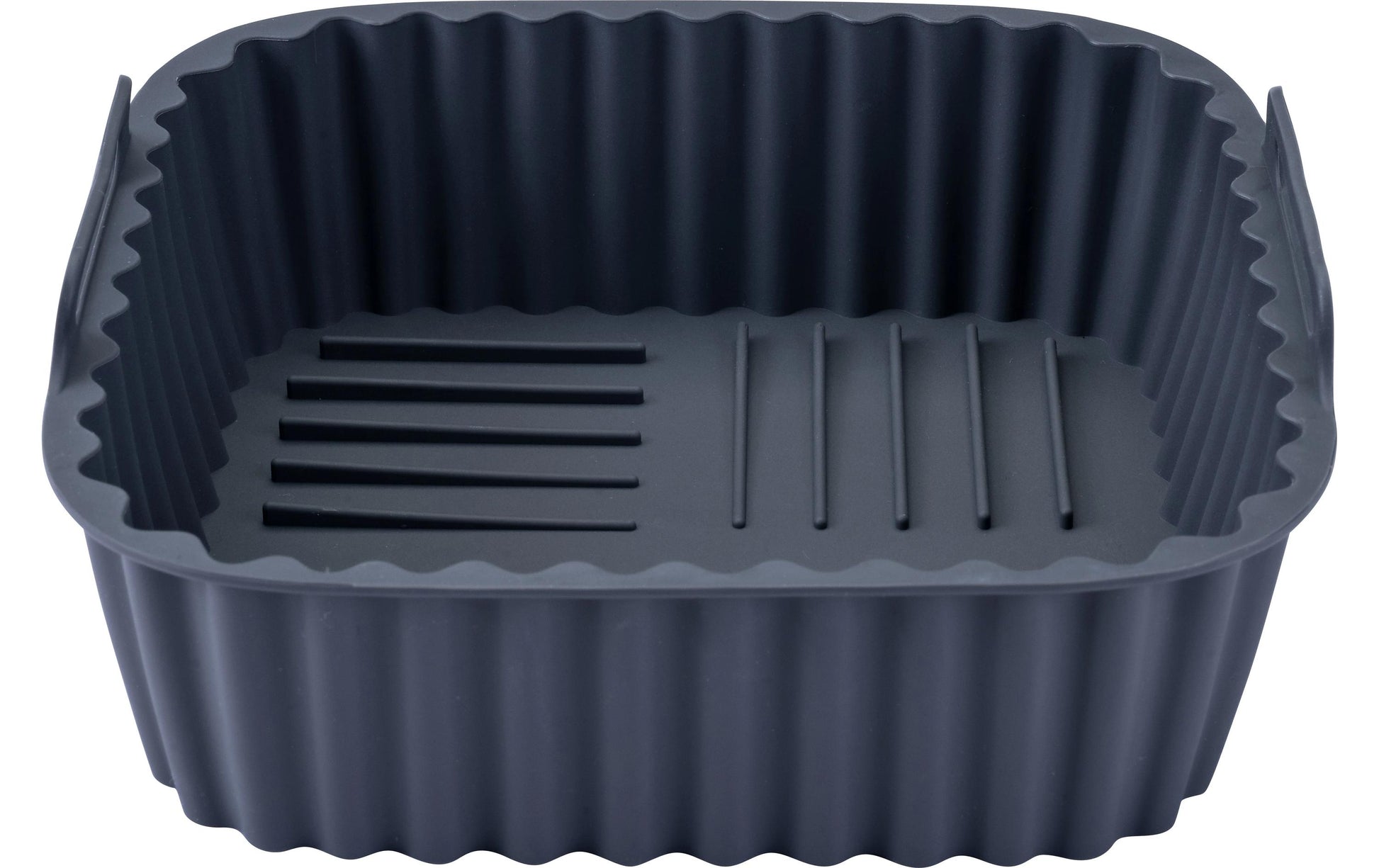 Fackelmann Silikonform für Heissluftfritteusen – eckig, 17 × 17,4 × 6,4 cm