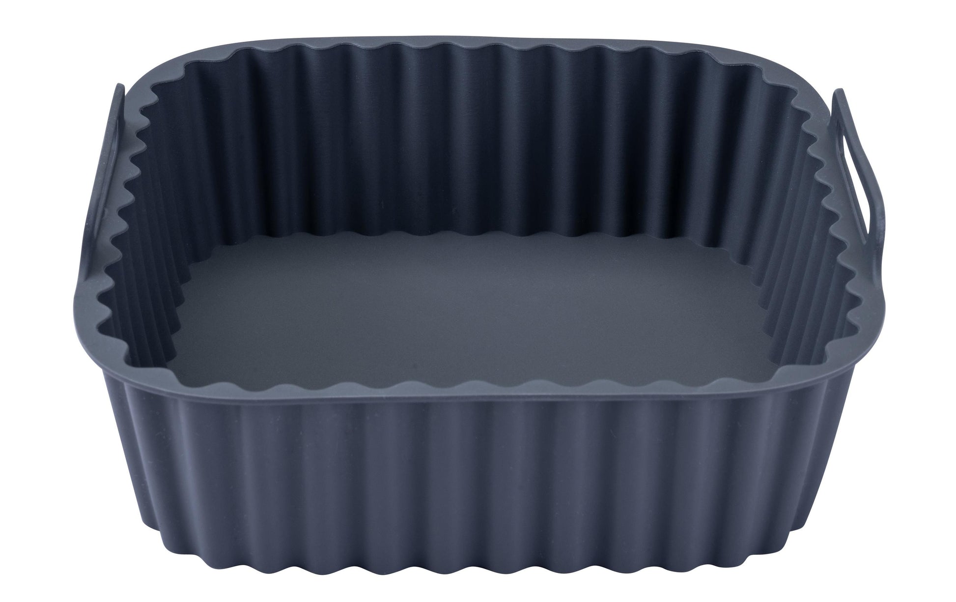 Fackelmann Silikonform für Heissluftfritteusen – 15 × 15 × 5 cm, Silikon, Grau