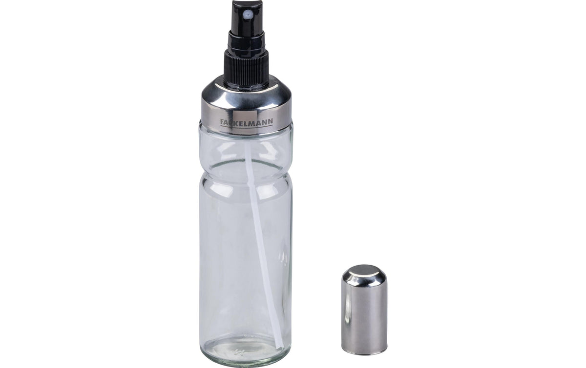 Fackelmann Ölflasche 200 ml, Glas/Edelstahl/Kunststoff