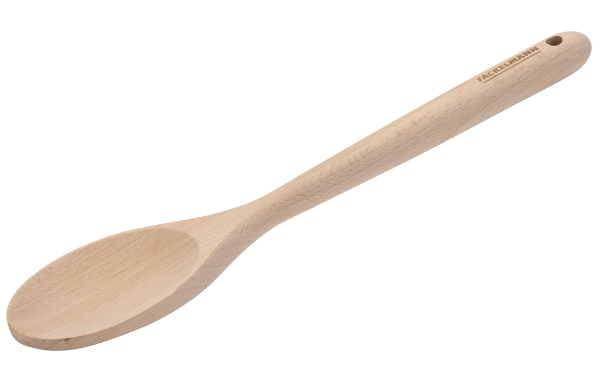 Fackelmann Pamela Reif – Kochlöffel, 28 × 6,2 × 2 cm, Buchenholz, Hellbraun