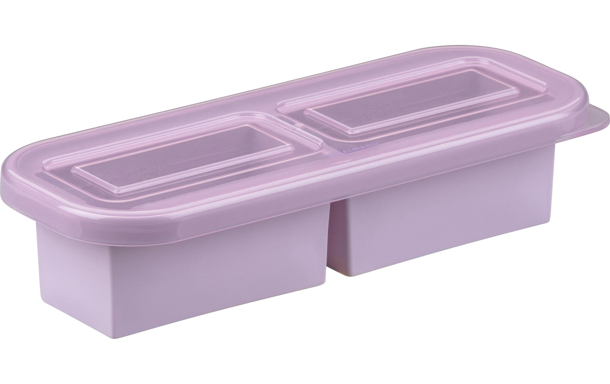 Fackelmann Vorratsdose 500 ml, 26 × 10,3 × 6,1 cm, Polypropylen (PP)/Silikon, Lavendel
