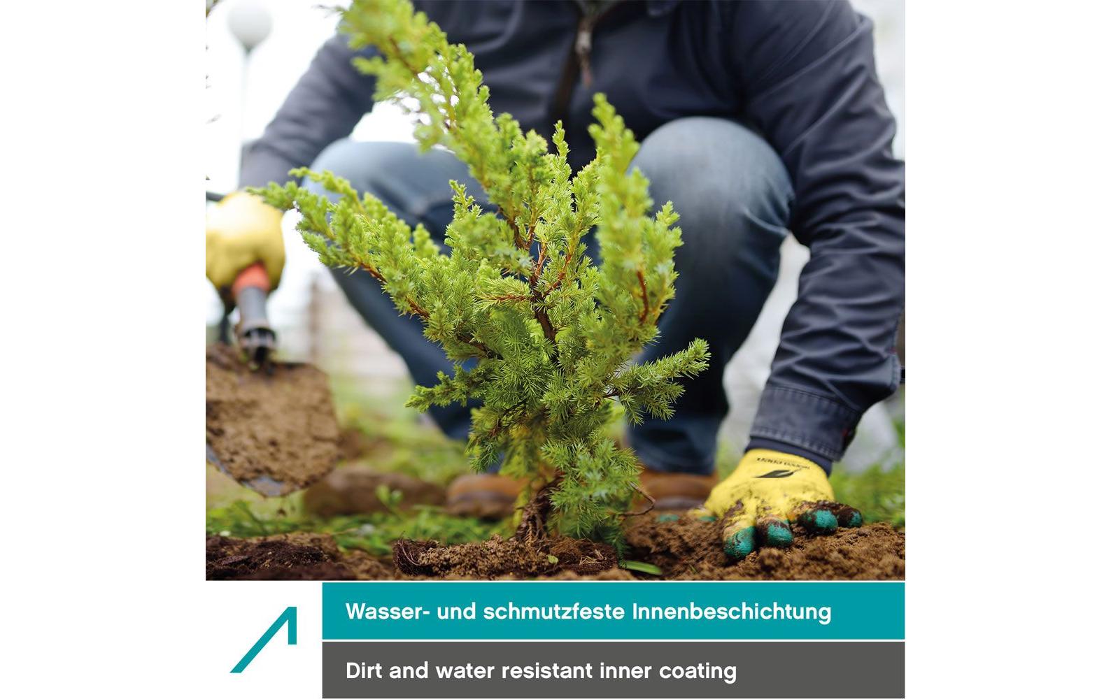 Ace Arbeitshandschuhe – Grösse 7, 3 Paar – Latex, Grün