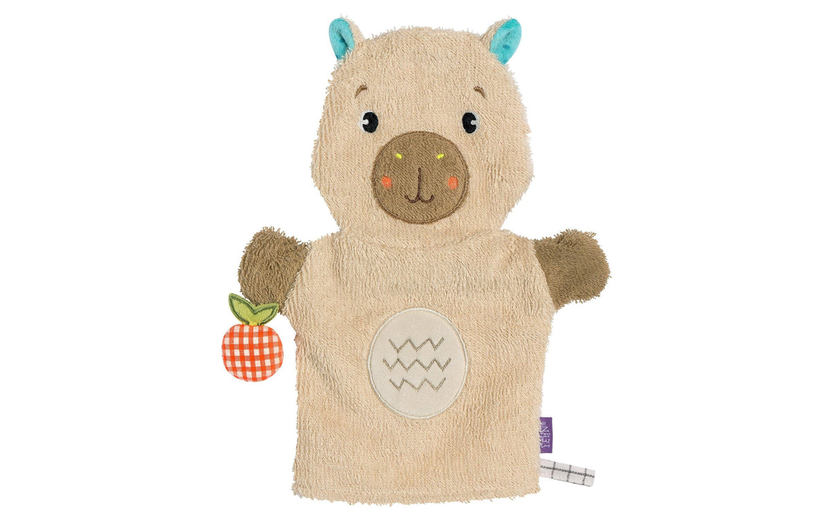 Fehn Badetuch Capybara Clara – 78% Baumwolle/22% Polyester, Mehrfarbig, 2-teiliges Set