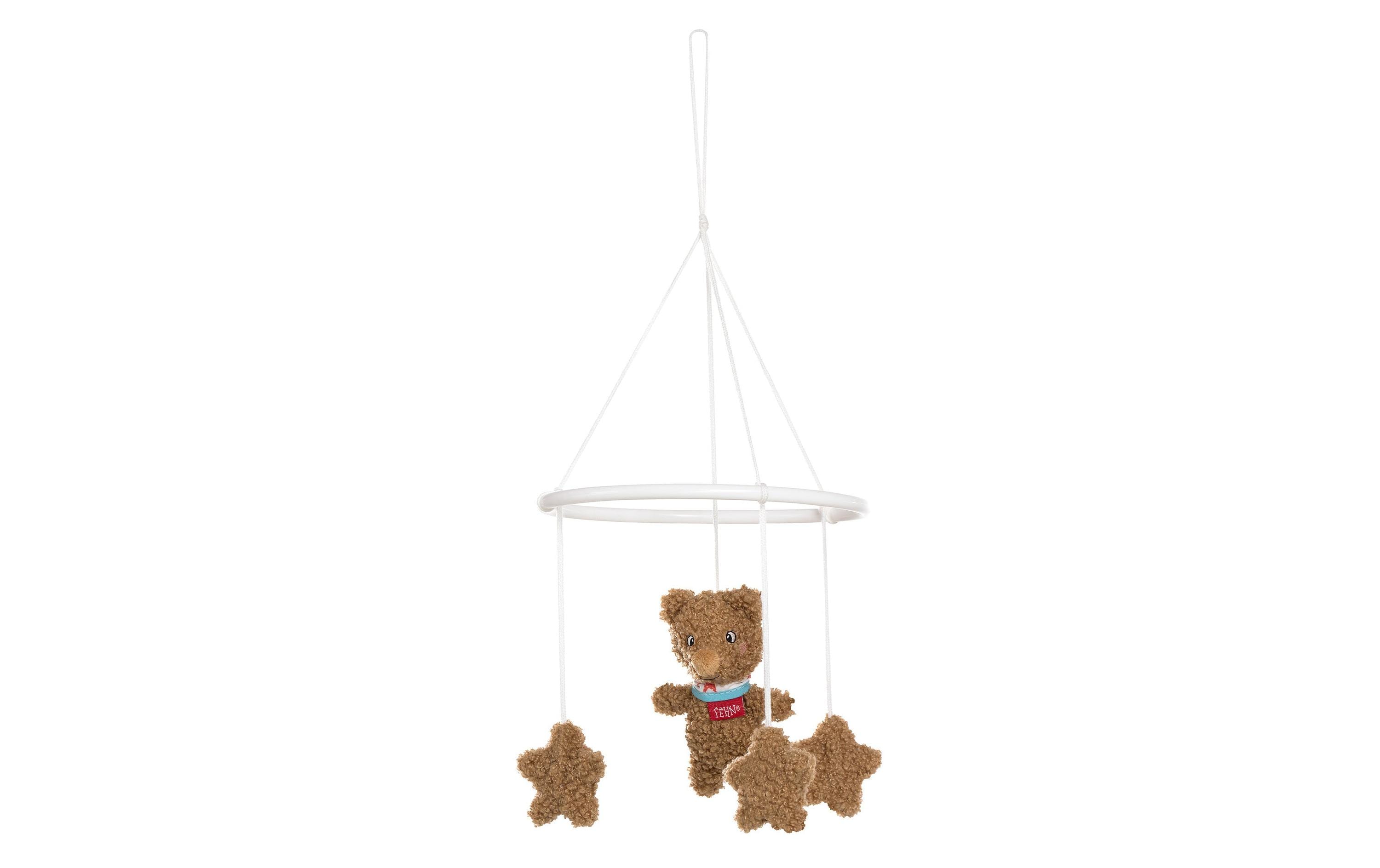 Fehn Mobile – 18 × 18 × 4 cm – Plüsch & Polyester, braun