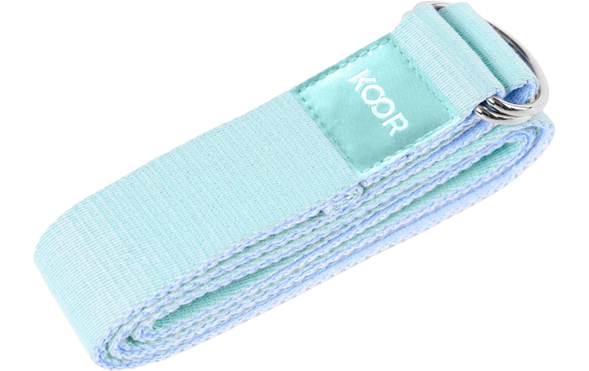 Koor Yogagurt – 3,8 cm breit – blau, Polyester/Baumwolle