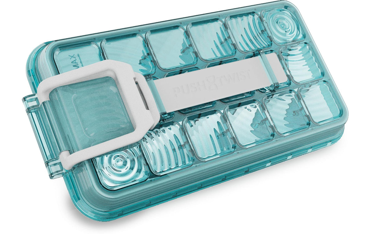Cpc Icebreaker – Eiswürfelform, 18 Eiswürfel, 24,5 × 12,7 cm, Polypropylen (PP)/TPE, türkis, BPA-frei