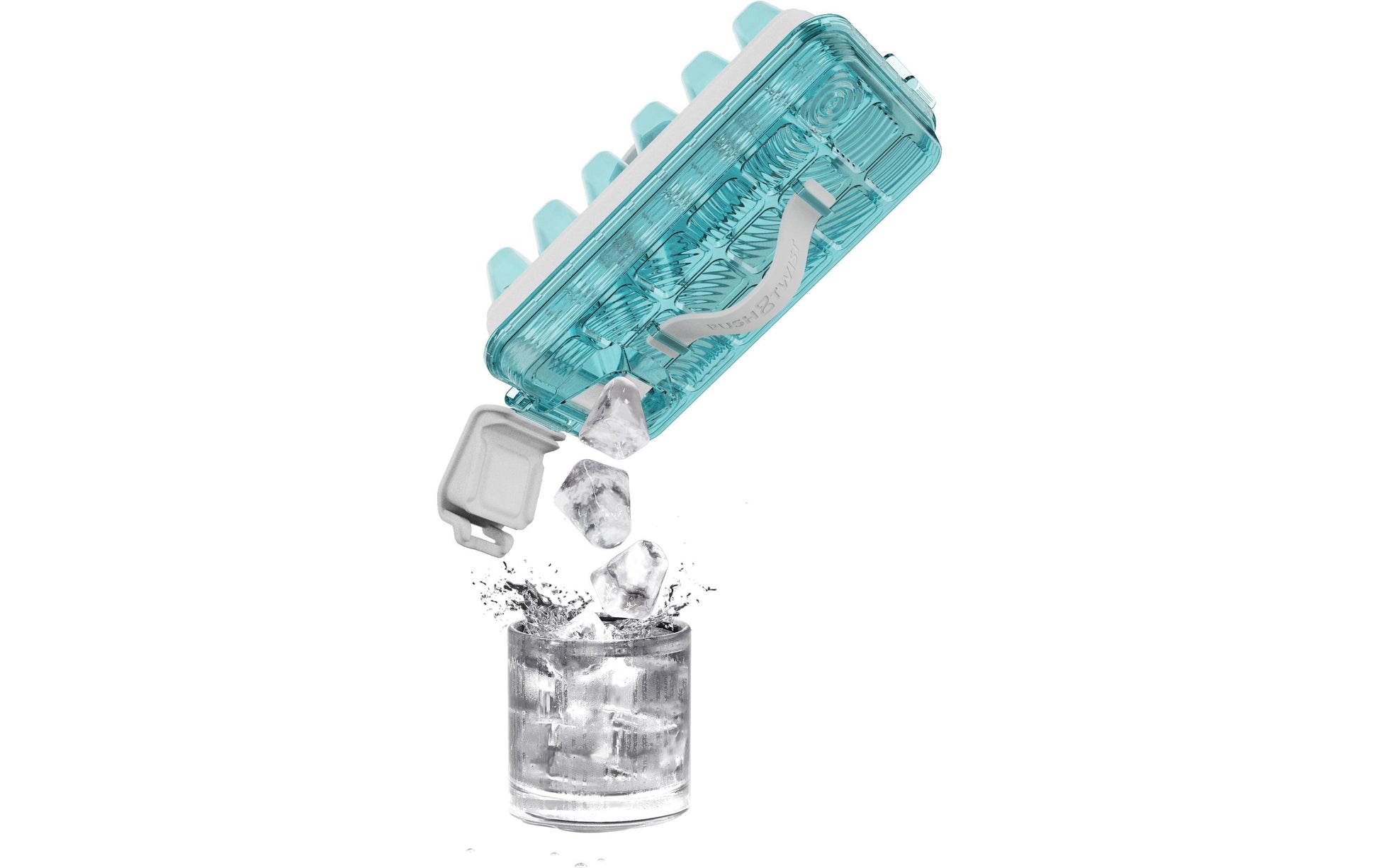 Cpc Icebreaker – Eiswürfelform, 18 Eiswürfel, 24,5 × 12,7 cm, Polypropylen (PP)/TPE, türkis, BPA-frei