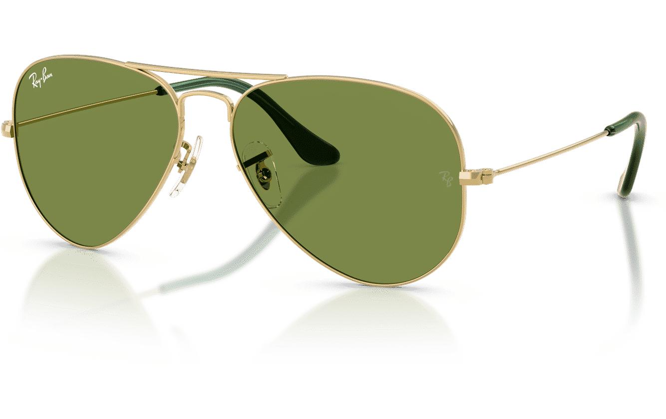 Ray-Ban Schutzbrille AVIATOR LARGE METAL ARISTA – Gläser Hellgrün, UV-Schutz