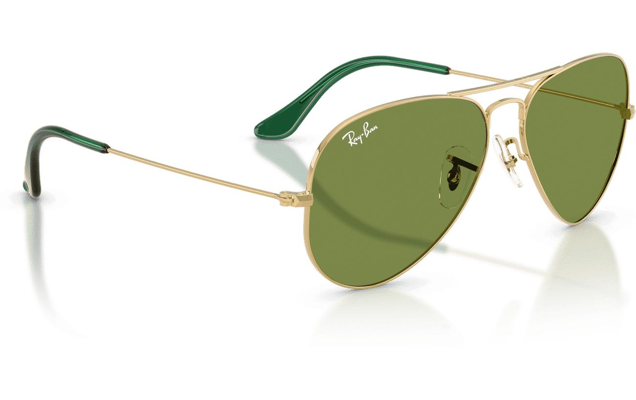 Ray-Ban Schutzbrille AVIATOR LARGE METAL ARISTA – Gläser Hellgrün, UV-Schutz