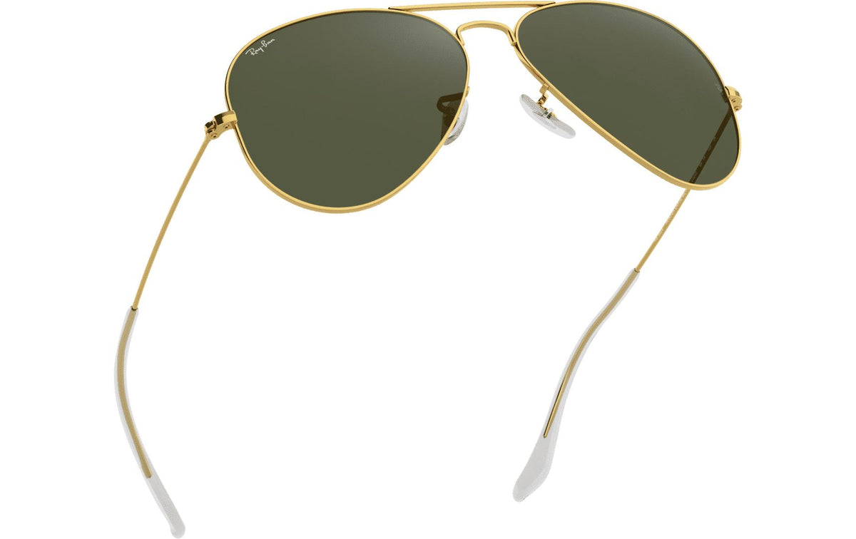 Ray-Ban Schutzbrille AVIATOR LARGE METAL ARISTA – Grüne Gläser, UV-Schutz, Metall