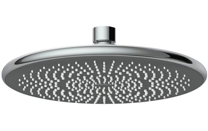 Wenko Regendusche – 22,5 cm, ABS, für 1/2"-Anschluss, Chrom/Grau