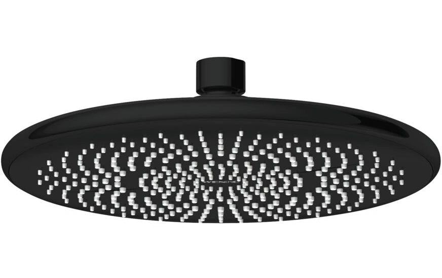 Wenko Regendusche – 22,5 cm, ABS, für 1/2" Anschluss, Schwarz matt