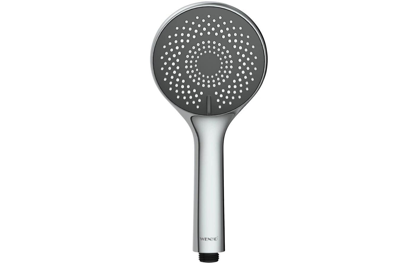 Wenko Handbrause – ABS, Ø11 cm, Anschluss 1/2", Grau