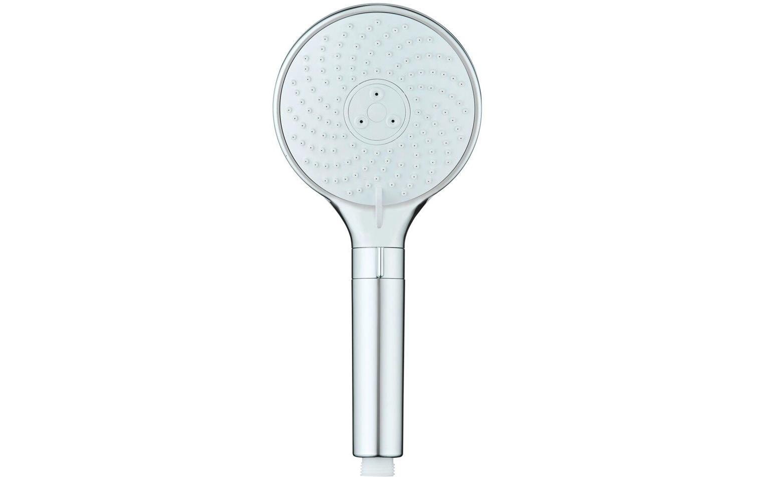 Wenko Handbrause – Ø12 cm, ABS, Weiss/Hellblau