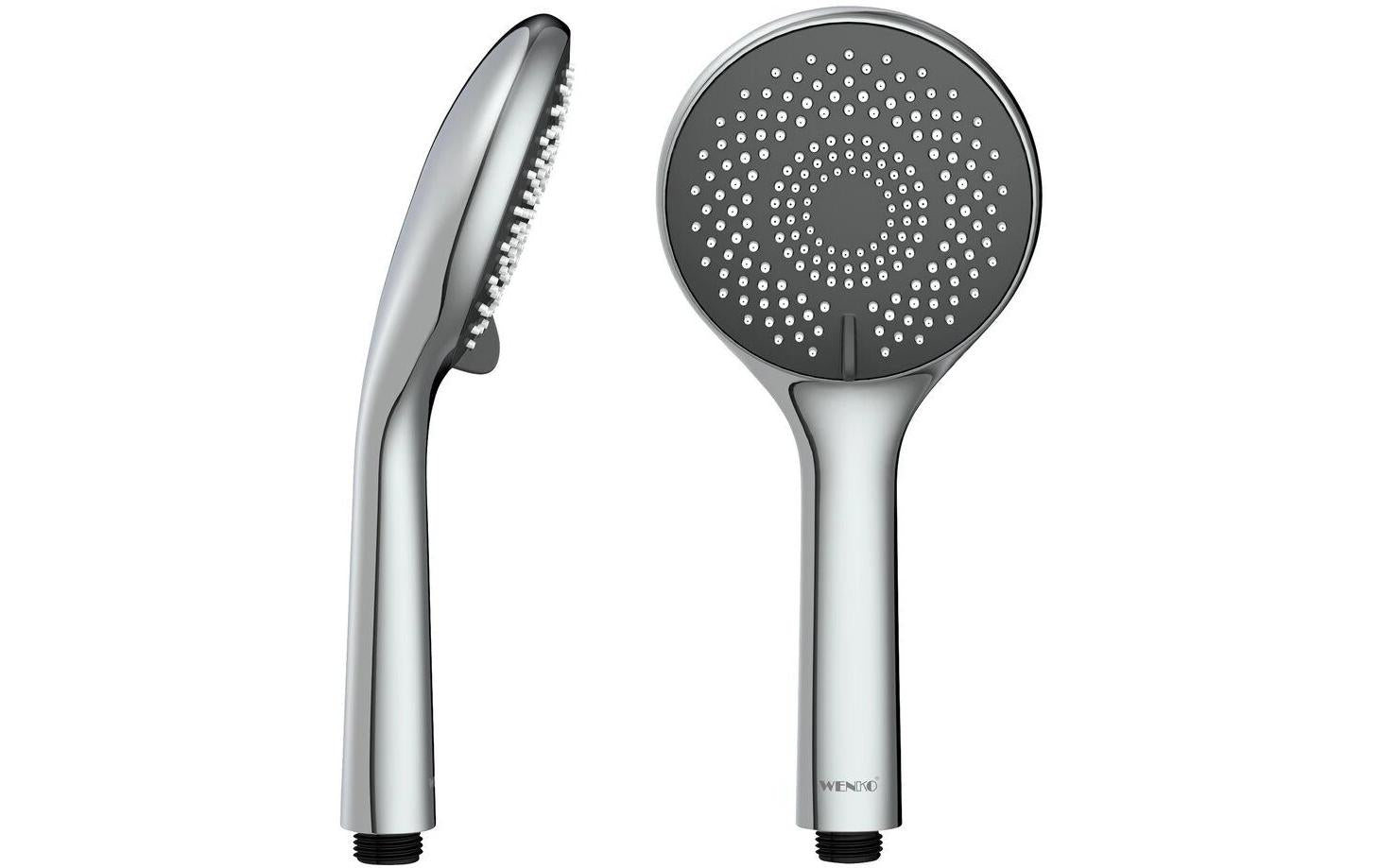 Wenko Handbrause – ABS, Ø11 cm, Anschluss 1/2", Grau