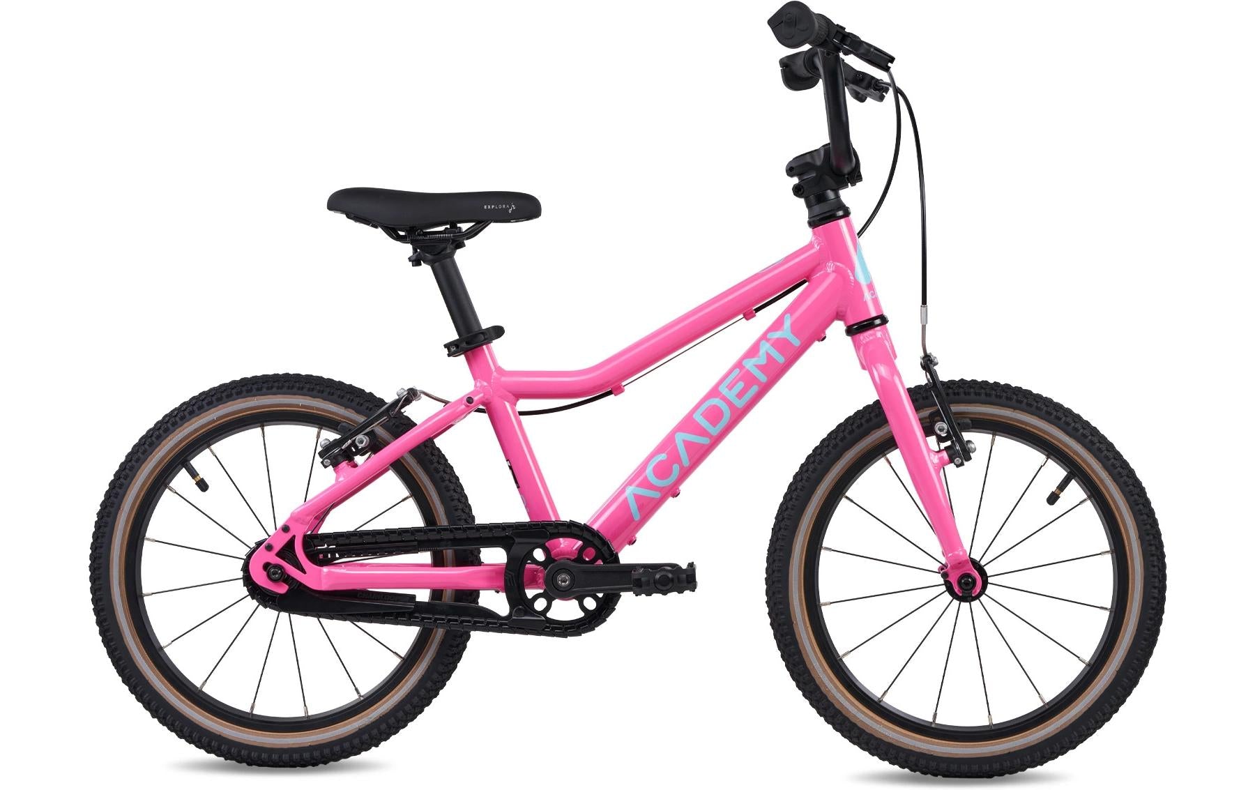 Academy Grade 3 Kindervelo – 16" – Felgenbremse, Luftreifen, ab 5 Jahren – Aluminium, Rosa