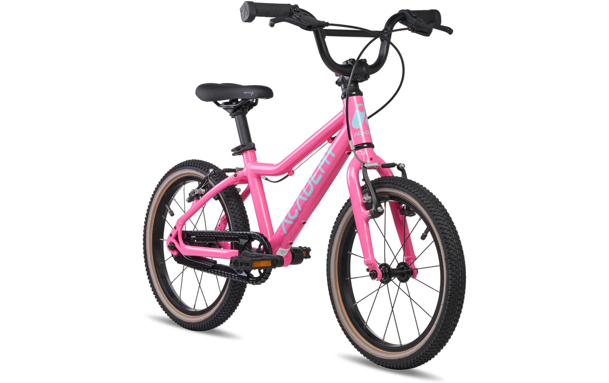 Academy Grade 3 Kindervelo – 16" – Felgenbremse, Luftreifen, ab 5 Jahren – Aluminium, Rosa