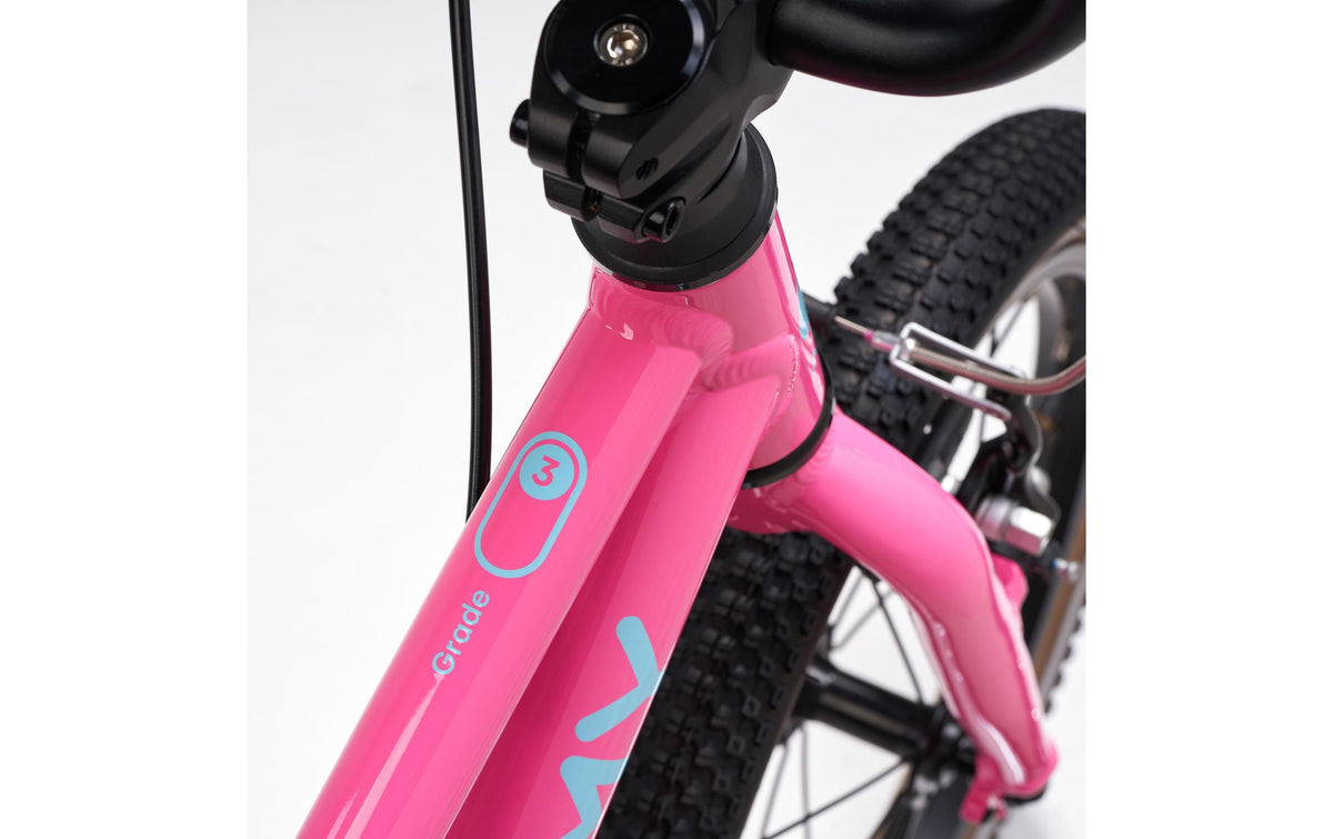 Academy Grade 3 Kindervelo – 16" – Felgenbremse, Luftreifen, ab 5 Jahren – Aluminium, Rosa