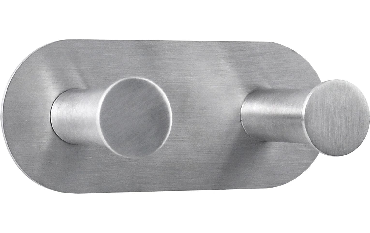 Spirella Klebehaken – Edelstahl, matt, 2 kg, 10,5×4,5 cm