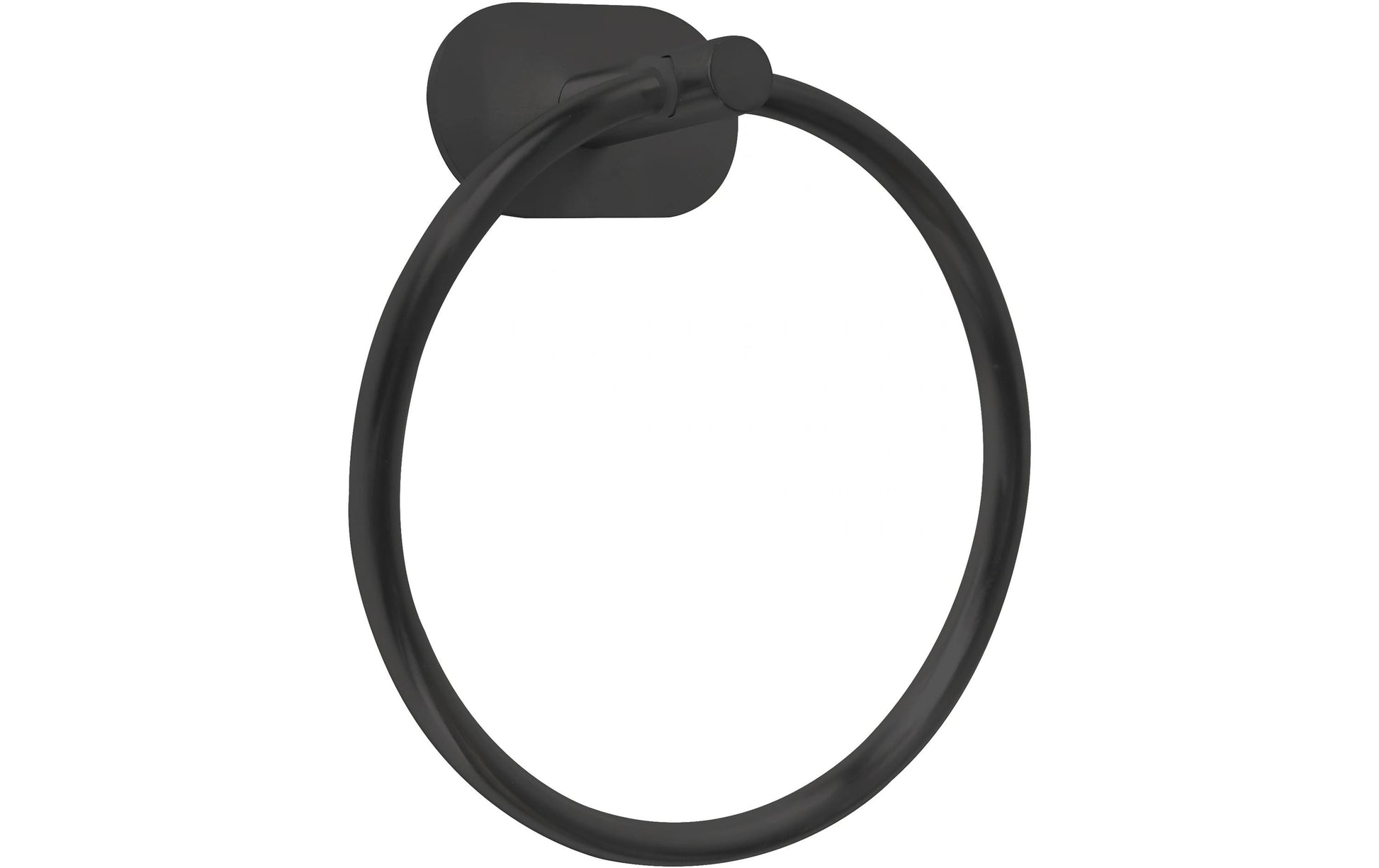 Spirella Handtuchhalter (Wand) Calypso – 16,2×4,9×18 cm, Stahl (beschichtet), 3 kg, Kleben, Schwarz matt